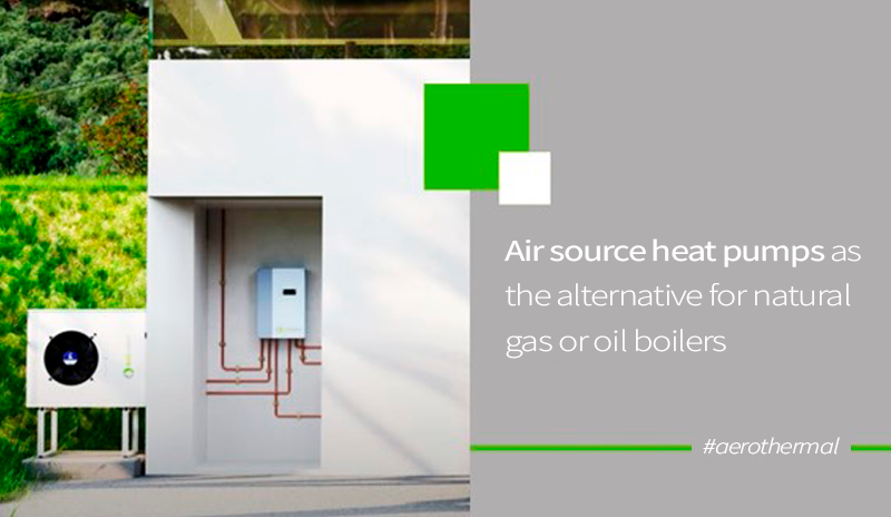 Air source heat pumps as an alternative to natural gas or oil boilers