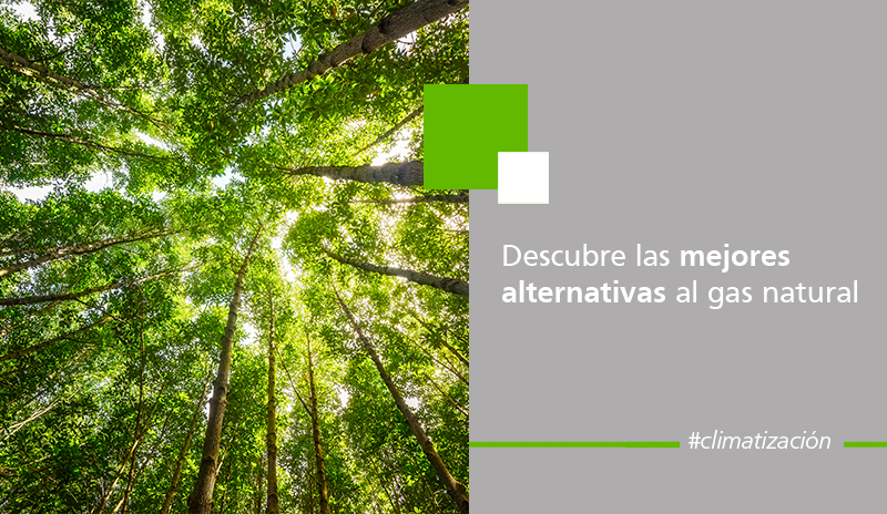 Descubre las mejores alternativas al gas natural aerotermia, bombas de calor, climatización, geotermia, leña, pellets